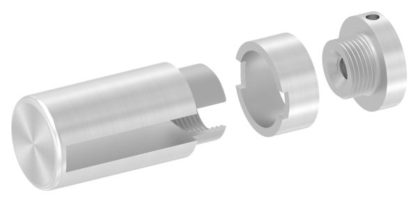 BRENK-fix® Grundhalter fuer Flachstaebe 50 x 8mm- V2A-88-11BR-F508M8.V2A