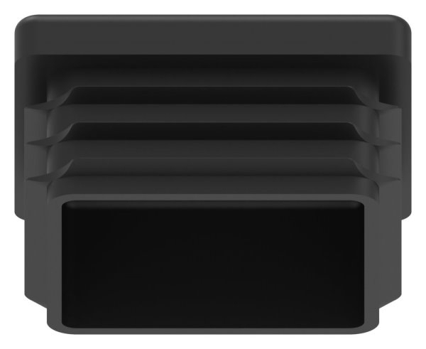 Kunststoffkappe schwarz fuer Quadratrohr 40x40mm-88-11178.40X40