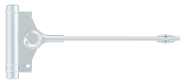 Tuerschliesser Stahl galvanisch verzinkt Hebellaenge 235 mm fuer Tueren bis 40 kg-88.113890