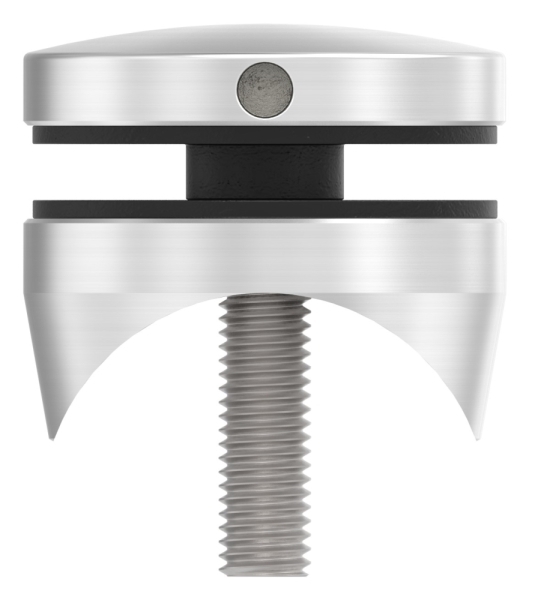 Glaspunkthalter Ø 52 mm- V4A- Anschluss- Rohr Ø 48-3 mm-10-5148.1
