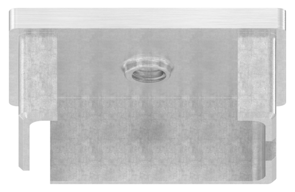 Einsteckkappe Edelstahl V2A fuer Rohr 60x40x2-0 mm mit M8 Gewinde-88-11100036040-M8.V2A