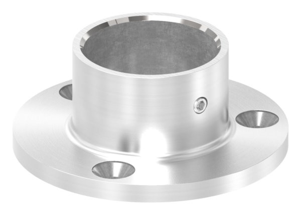 Wand- und Bodenanker Masse- Ø 70x5 mm fuer Rundrohr Ø 33-7 mm - V4A-11-3020.1