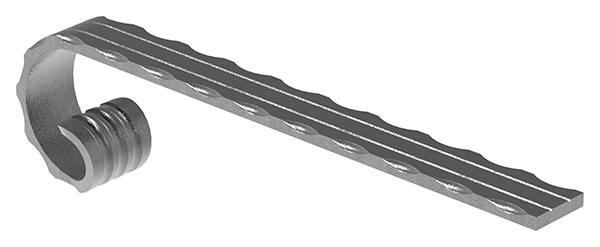 Handlauf-Endstueck 40x8 mm Kanten gehaemmert Stahl S235JR schweissbar-30-1450.8