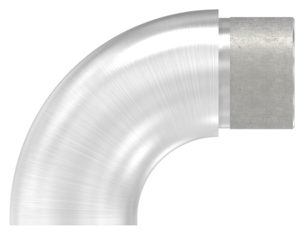 Endbogen V2A 33-7x2-0 mm 90° flach-11-3692.4