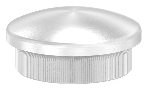 Einschlagkappe V2A fuer Rohr Ø 33-7 mm 2-5 mm Wandstaerke gewoelbt-11-5024.4