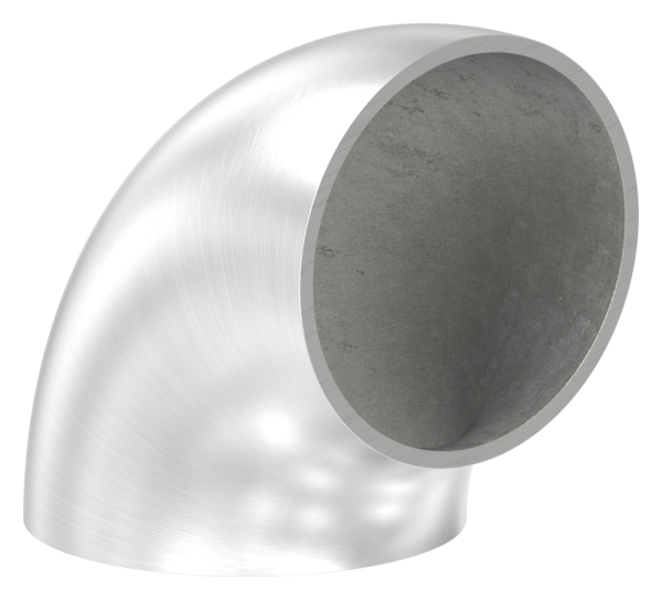 Schweissbogen 90° Edelstahl V2A Ø 48-3 x 2-0 mm geschliffen K240 Bauart 2-88-1155234.240