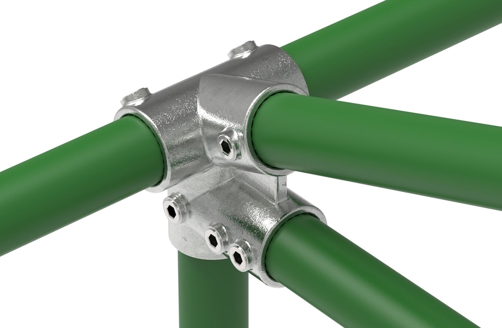 Rohrverbinder Traufenstueck 27-5° Ø 42-4 mm -1 1-4- - Temperguss verzinkt - 185C42-185C42