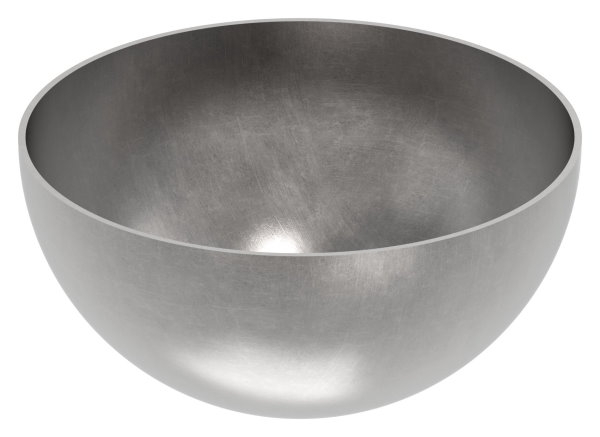 Halbhohlkugel Ø 150 mm - glatt - Stahl S235JR- roh-30-2784.8