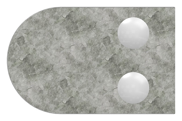 Glasklemme 63x45x28 mm AbZ fuer Anschluss Ø 33-7 mm Zink-10-2233ABZ.3