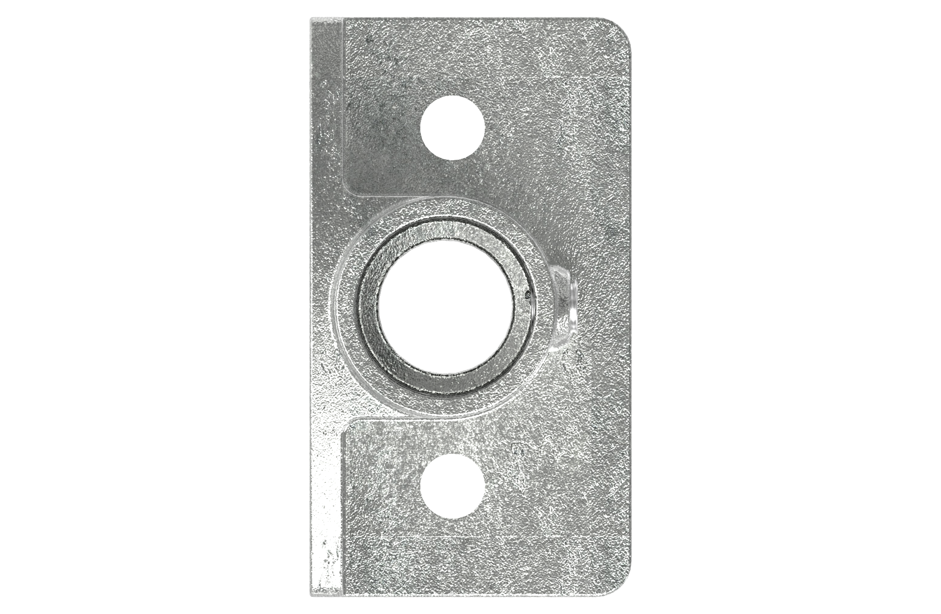 Rohrverbinder Wandhalter massiv Ø 48-3 mm -1 1-2- - Temperguss verzinkt - 247D48-247D48