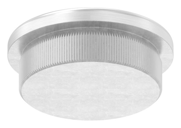 Einschlagkappe V2A fuer Rohr Ø 33-7 mm 2-5 mm Wandstaerke gewoelbt-11-5024.4