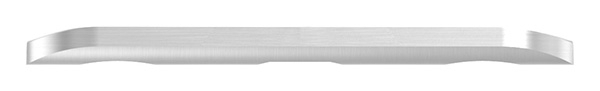Handlaufanschlussplatte Edelstahl V2A 90x25x4 mm fuer Rohr Ø 42-4 mm lange Ausfuehrung-88-1160182-240-G.L