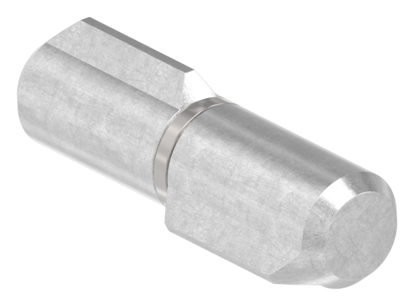 Anschweissband Edelstahl V2A L- 40 mm- Aussen-Ø 10 mm- Bolzen-Ø 6 mm mit festem Stift-88-1156510-240.40