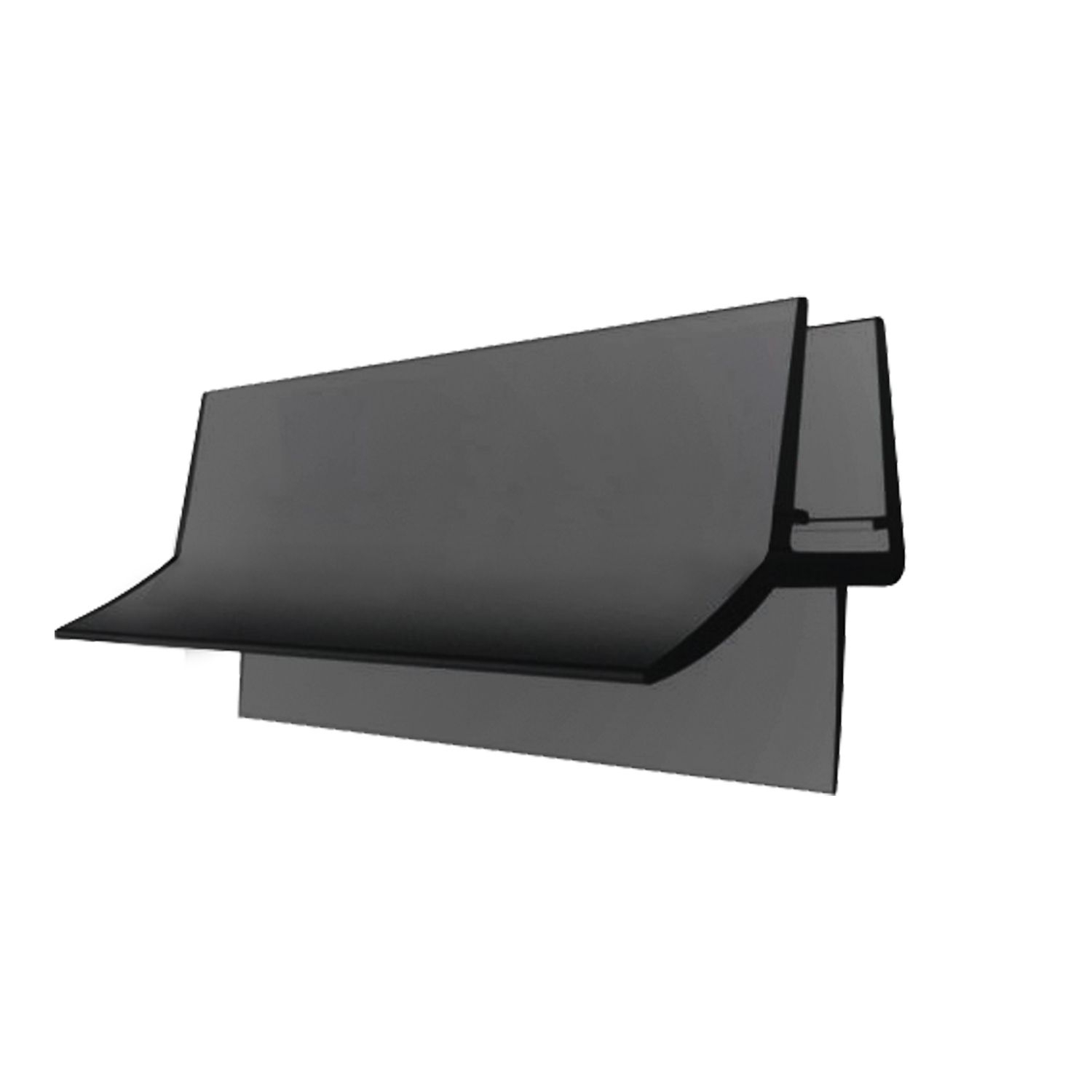 Dichtungsleiste unten fuer Glastuer 6-8mm- Kunststoff schwarz-89-11GSBLACKDT148-A.4