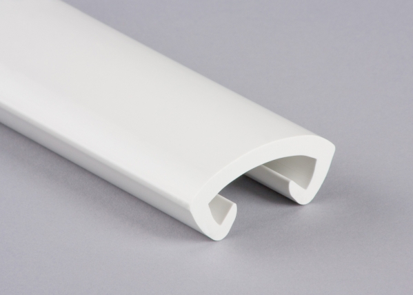 Kunststoffhandlauf fuer 40 x 8mm- signalweiss- 25 Meter-88-11C408.008