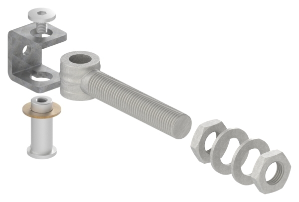 Torband M24 verstellbar Stahl -Roh- S235JR-30-3528.8