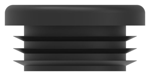 Kunststoffkappe Kunststoff fuer Rundrohr Ø 33-7 mm- Wandstaerke 2-5–4-0 mm- schwarz-88-11177-34.3