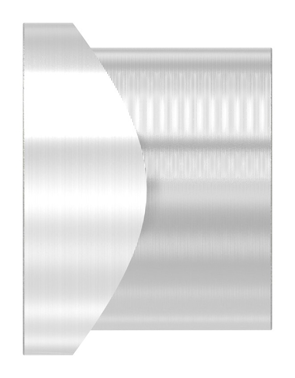 Gewindehuelse Edelstahl V2A Ø 26-9 mm M12 geschliffen-88-1151350-240.27