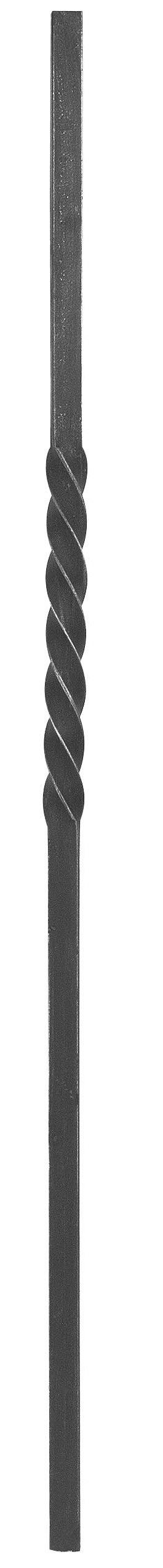 Anfangsstab Pfosten Laenge- 1200 mm Material- 25x25 mm Stahl S235JR- roh-30-1021.8