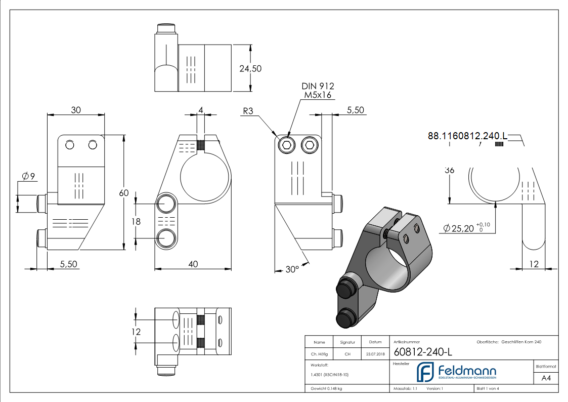 Rollwagenstopper V2A links-88-1160812-240.L
