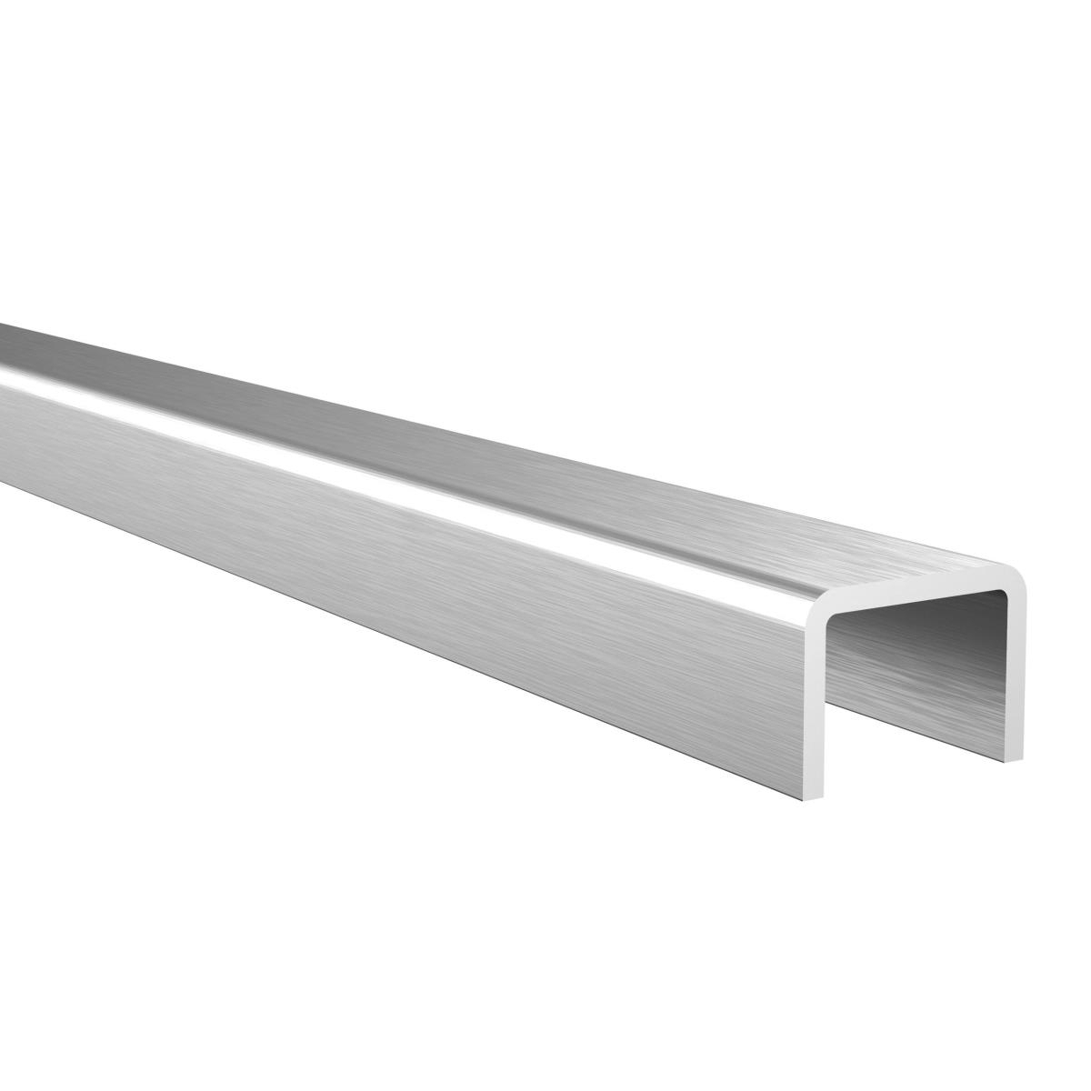 U-Profil Edelstahl V2A geschliffen L = 2500 mm Eckenradius 5 mm-89-11A6901A0182500-A.4