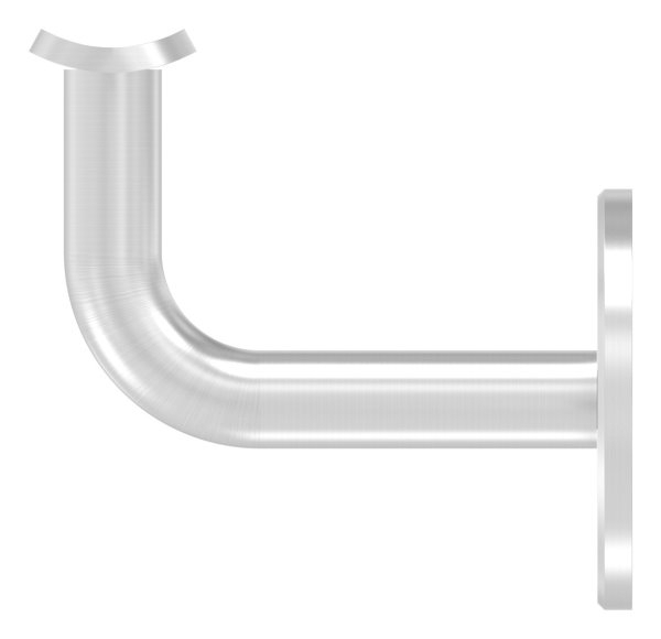 Handlaufhalter V4A fuer Rohr 42-4 mm- Ronde 60x5 mm- Wandabstand 74 mm- ohne Kabeldurchfuehrung-88-1150226-V4A.42