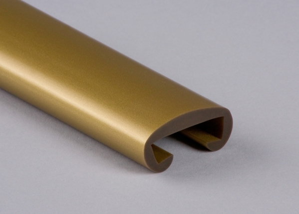 Kunststoffhandlauf Kunststoff 30 x 8 mm gold-88-11F308.020