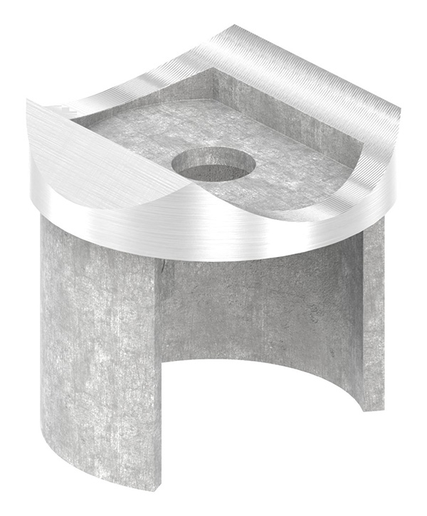 Adapter - fuer Nutrohr Ø 42-4 mm - V2A-12-2330.4