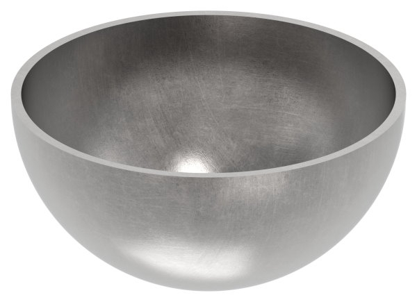 Halbhohlkugel Ø 76 mm - glatt - Stahl S235JR- roh-30-2778.8