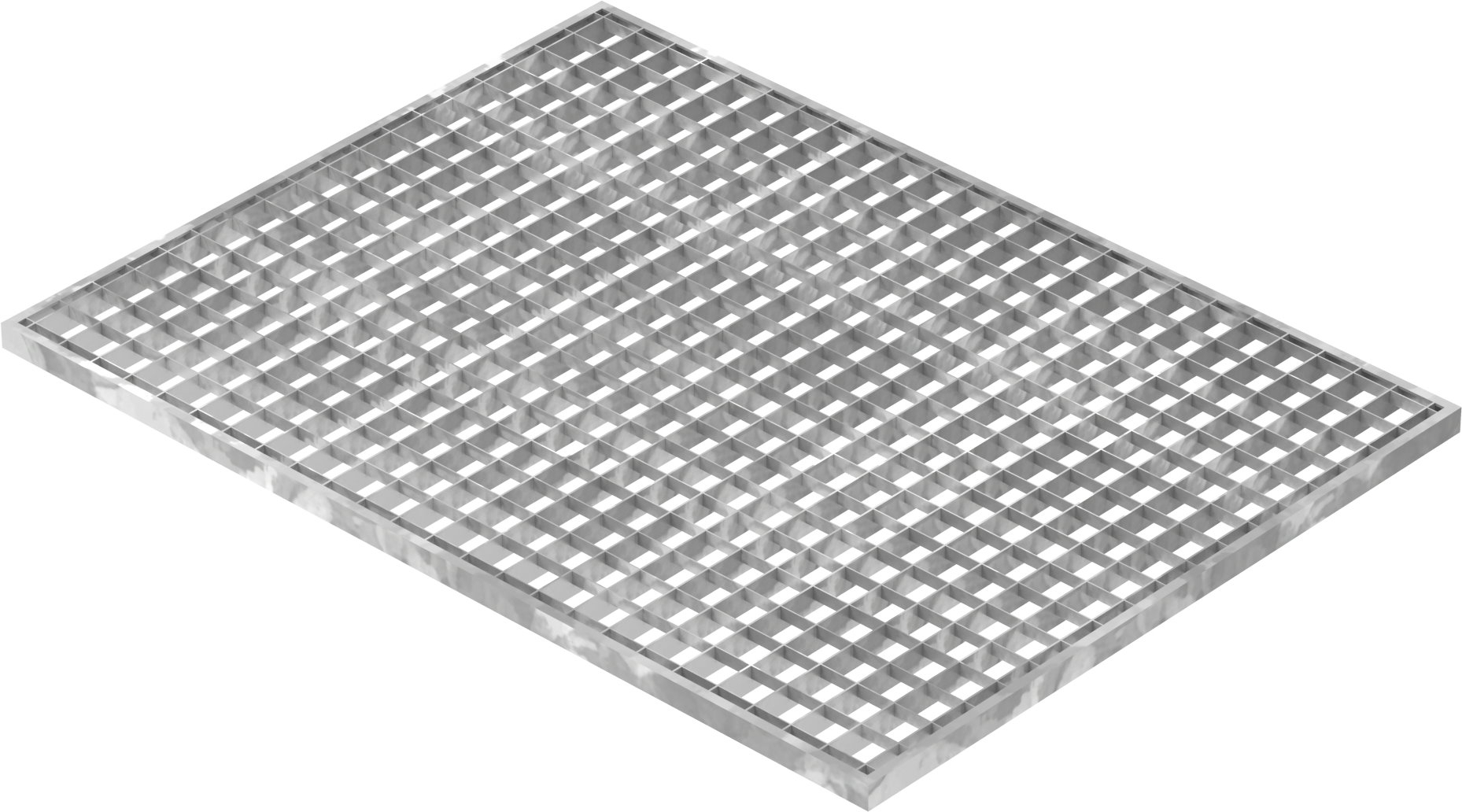 Lichtschachtrost Baunormrost - Masse-  590x790x20 mm 30-30 mm - aus S235JR -St37-2- im Vollbad feuerverzinkt-23-59793020.7