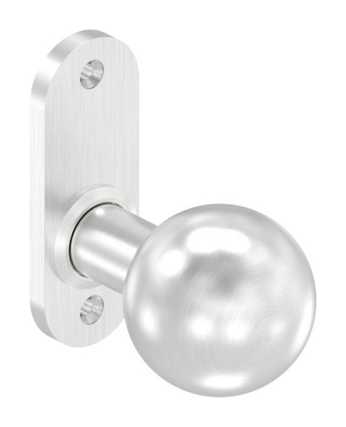 Tuerknopf- Ø 50mm- mit Kurzschild- V2A-88-1156645.240