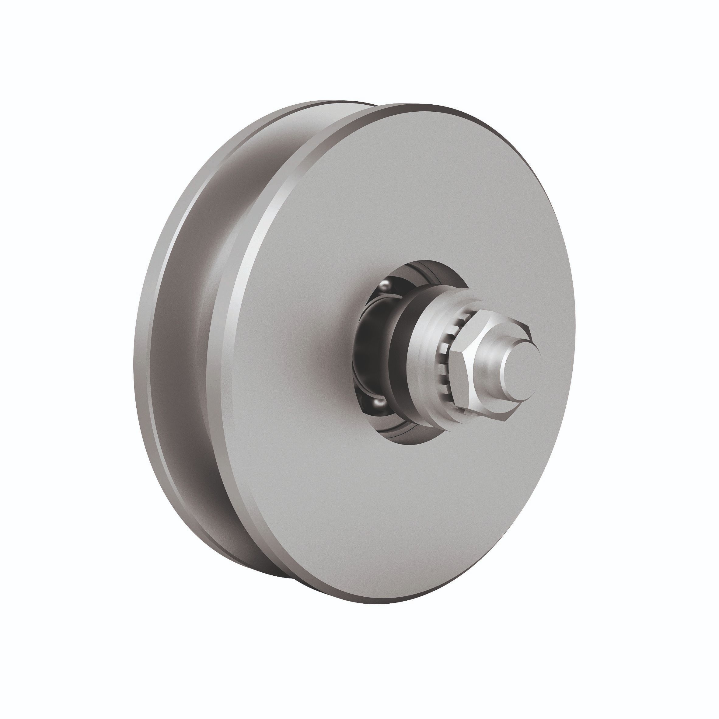 Laufrolle unten- einfach gelagert- Rollen- Ø 140 mm MEA 10337674-60-0204.7