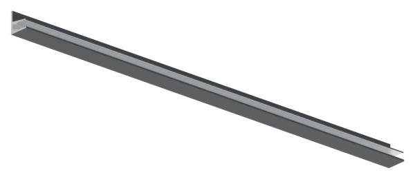 Vordachprofil Aluminium pulverbeschichtet RAL 7016 L 2205 mm eleganza canopy mit ETA-88-11VDE-2200.7016