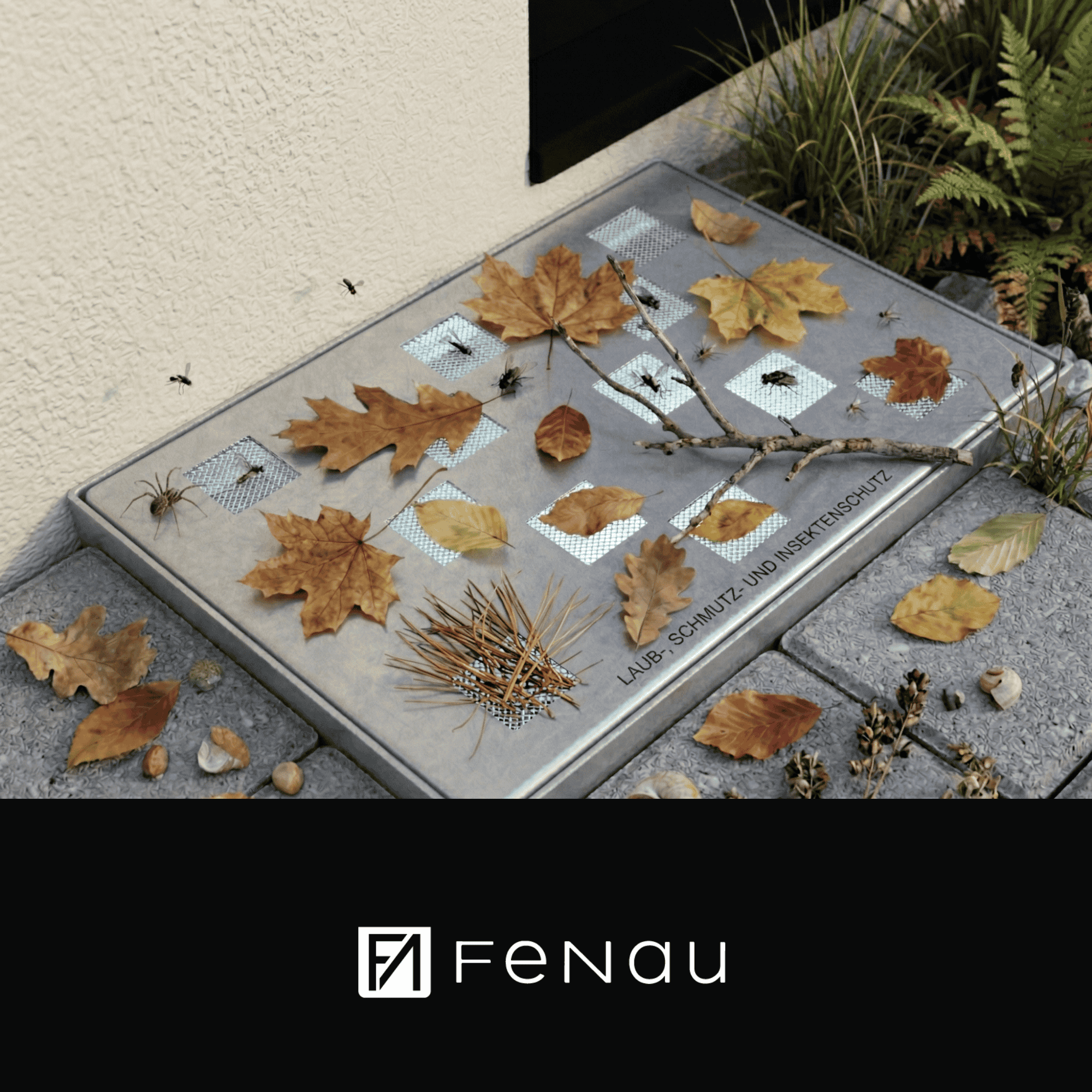 SEPGRATE Hausumrandung 1000x250- TS 25-2- verz- m- VA-Gewebe-22-SEPGRATE-10025252.8