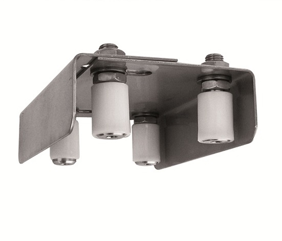 Obere Fuehrung mit 4 Rollen Edelstahl V2A roh verstellbar 135-175 mm-89-11H8124T-A.4
