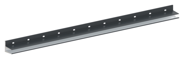 Vordachprofil Aluminium pulverbeschichtet RAL 7016 L 2205 mm eleganza canopy mit ETA-88-11VDE-2200.7016
