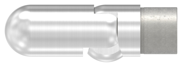 Gelenkstueck V2A fuer Rohr Ø 42-4 x 2-0 mm links geschliffen K240-88-1156258-320.L