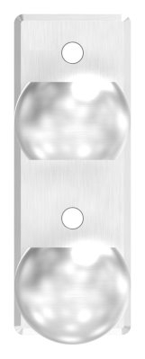 Wandbefestigung fuer Gelaenderpfosten Ø 42-4 mm - V2A-11-3052.4