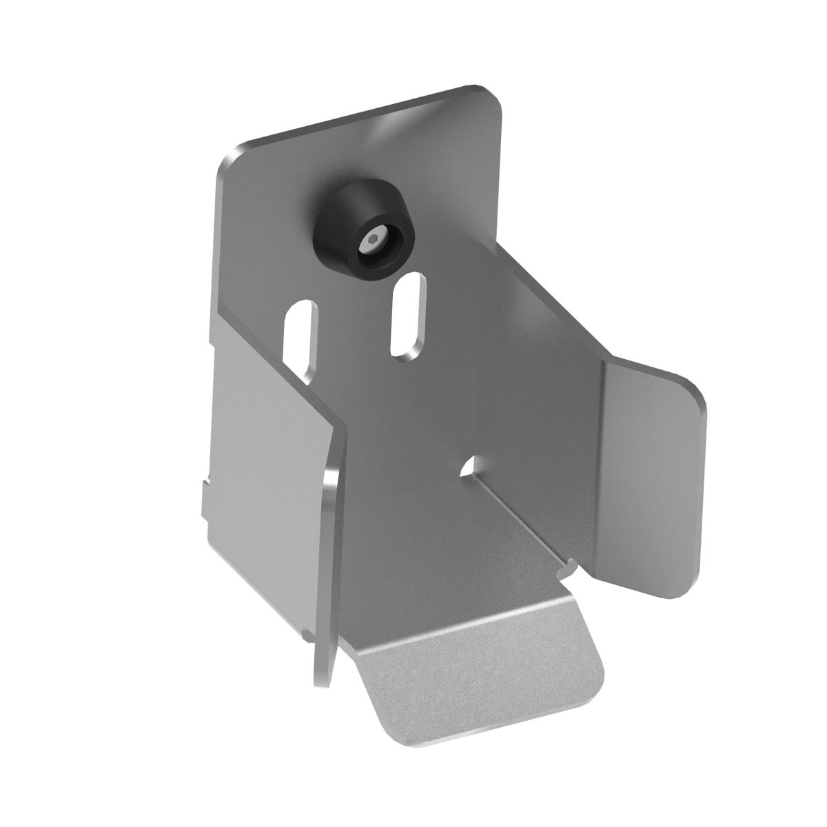 Auflaufschuh Stahl verzinkt fr Schiebetor-Profil 70 x 70 mm-89-11H15P70-A.4