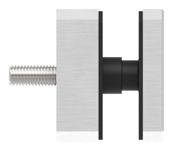 Glaspunkthalter Edelstahl V2A 63 x 63 mm flach fuer Glas 8-0–21-52 mm-88-1160198.240