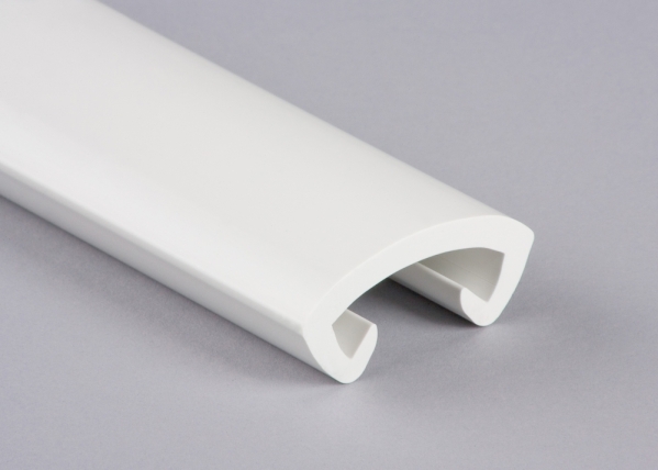 Kunststoffhandlauf Kunststoff 40 x 8 mm signalweiss Rolle 25 m-88-11C408.008