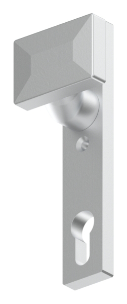 Alu-Tuerdruecker - Form- gekroepft - Aluminium EV1-12-3060.6