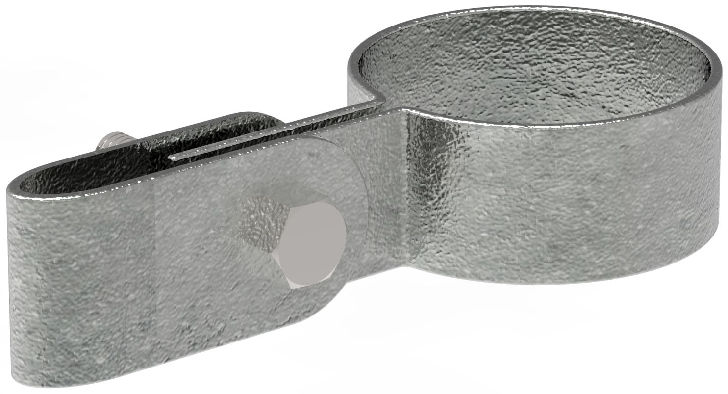 Rohrverbinder Gitterhalter einfach Ø 26-9 mm -3-4- - Temperguss verzinkt - 170A27-170A27