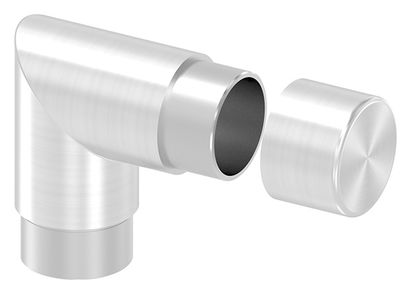 Endkappe fuer Boegen- fuer Rundrohr Ø 33-7x2-0 mm V2A-11-3393.4