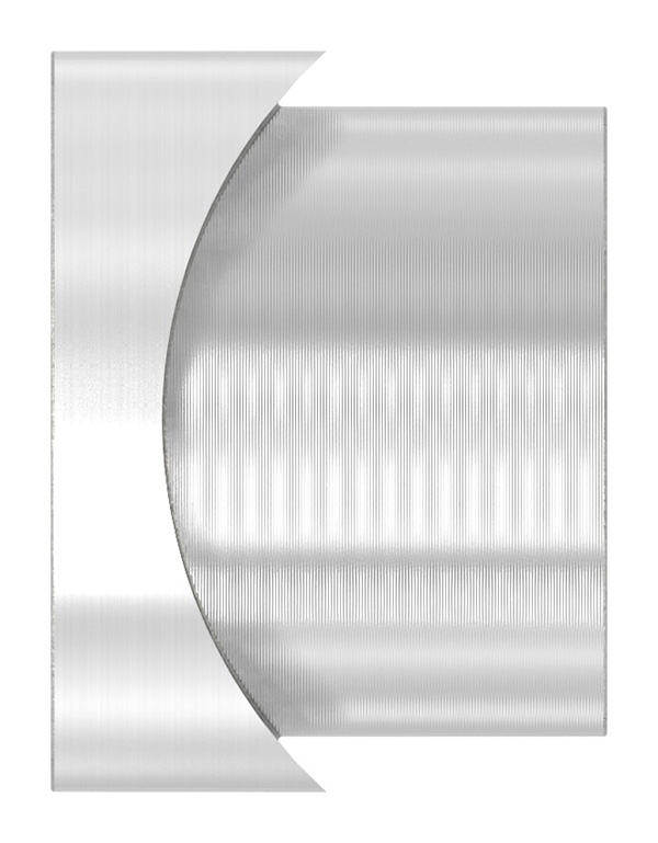 Gewindehuelse Edelstahl V2A Ø 26-9 mm M12 geschliffen-88-1151350-240.27