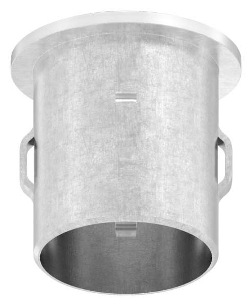 Rohrstopfen fuer Ø 26-9x1-6-2-5 mm leicht gewoelbt zum Einschlagen  V2A-11-4103.4