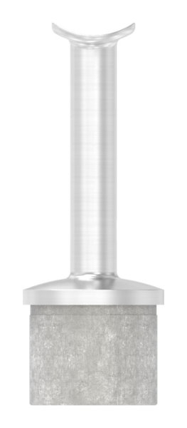 Rohrabschlussstopfen V4A fuer Rohr Ø 42-4 mm Stift Ø 14 mm fuer LED Handlauf-88-1160421-V4A.LED