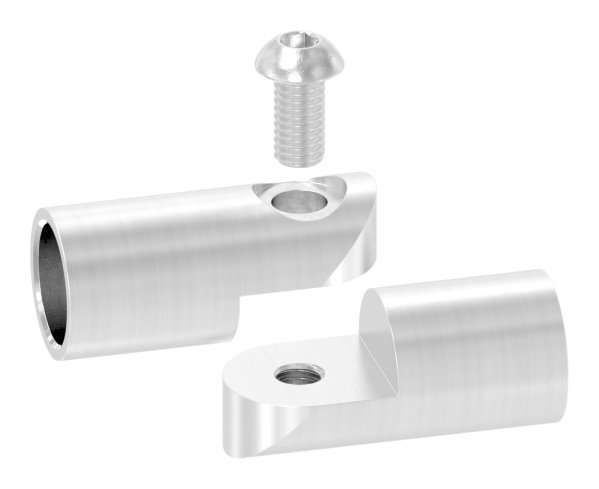 Rundstabverbinder V2A Ø 14 mm mit Gelenk 0-100°-11-1612.4