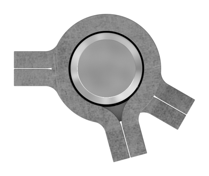 Anschweissband - 3-teilig - Tragkraft- 200kg - Stahl S235JR- roh-30-3952.8