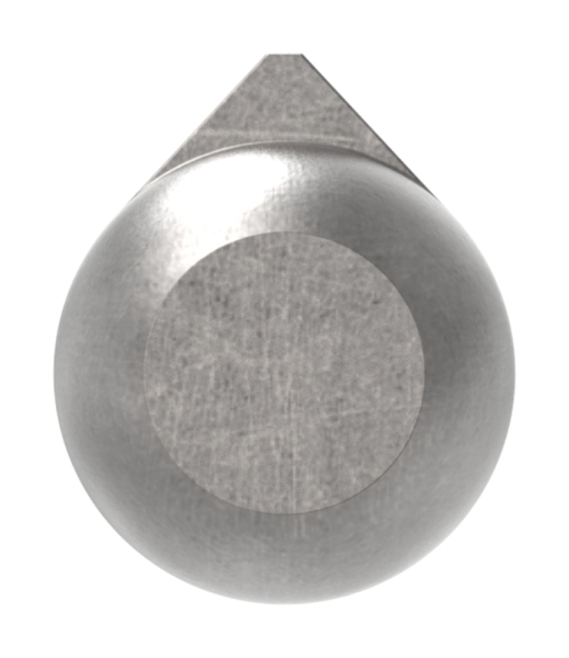 Anschweissband Stahl roh L 80 mm Rollen-Ø 13 mm Stift-Ø 8 mm Messingring-88-1156515-ST.80